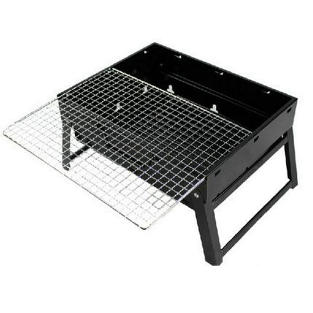 Grill grillmåtter rustfrit stål sikkerhedsgitter form bbq mat gitter trådnet stegt firkantet rack bærbar til udendørs