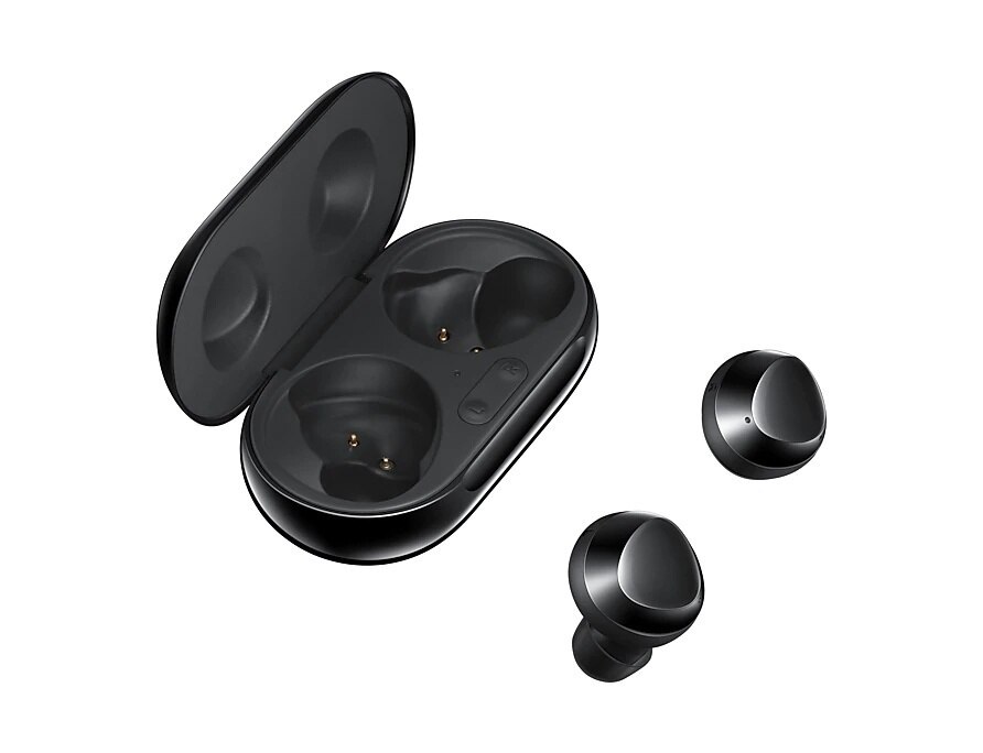 Novedad de , auriculares clon Buds Plus inalámbricos con 2 auriculares de carga, Auriculares Bluetooth deportivos + R175: Black Cable Case