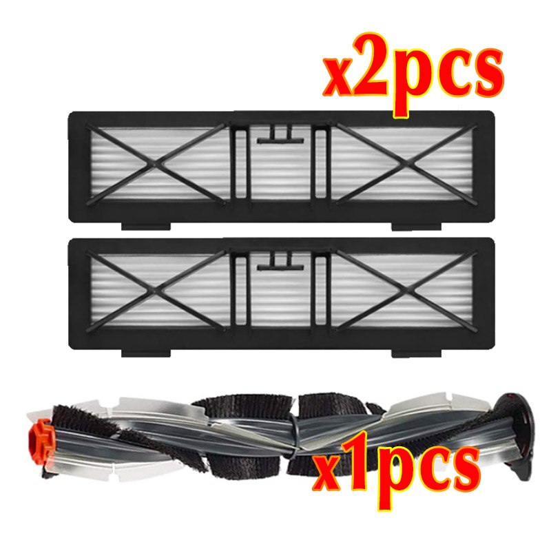 Kit d'accessoires pour aspirateur Robot Neato Botvac, série D D3 D5 D75 D80 D85, ensemble d'accessoires, brosse principale, filtres Hepa Sid: 3PCS-SET