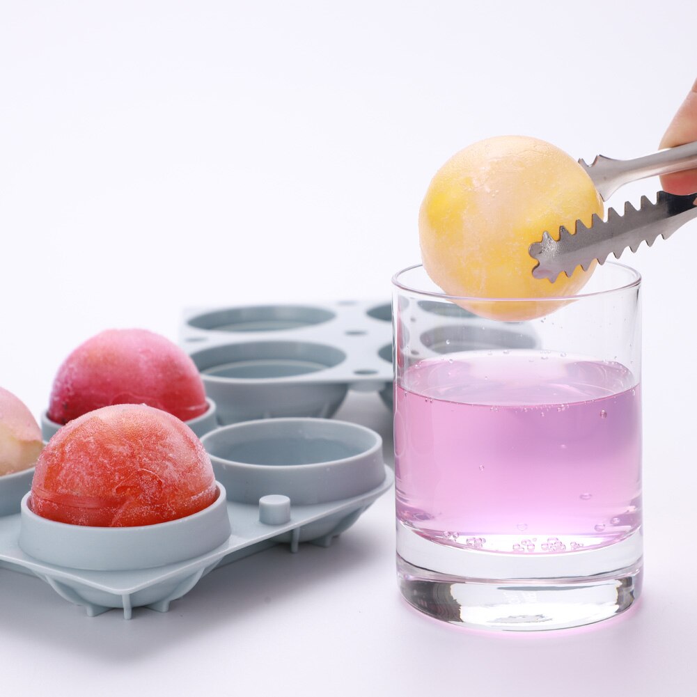 Isbollsmaskin 4 rutnät luktfri matklassad silikon isformbricka husgeråd sdf-ship