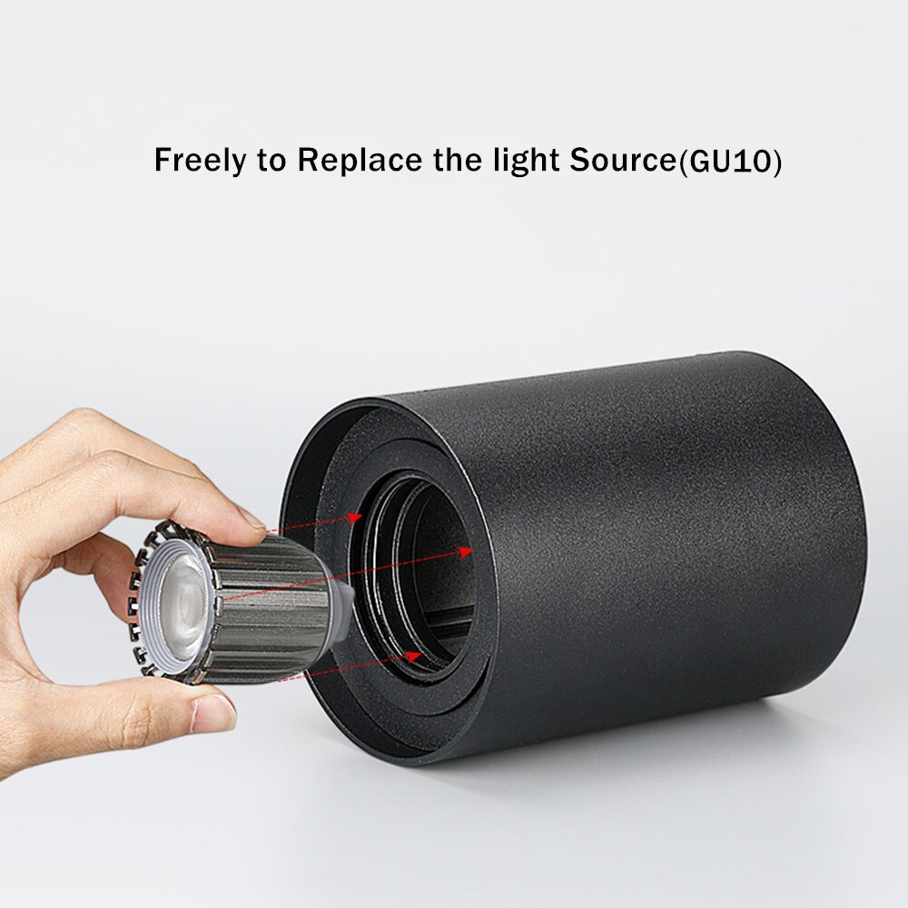 LED COB CREE Spotlight plafondlamp 10W 12W 15W Lampada GU10 led lamp voor slaapkamer keuken spot licht led opbouw