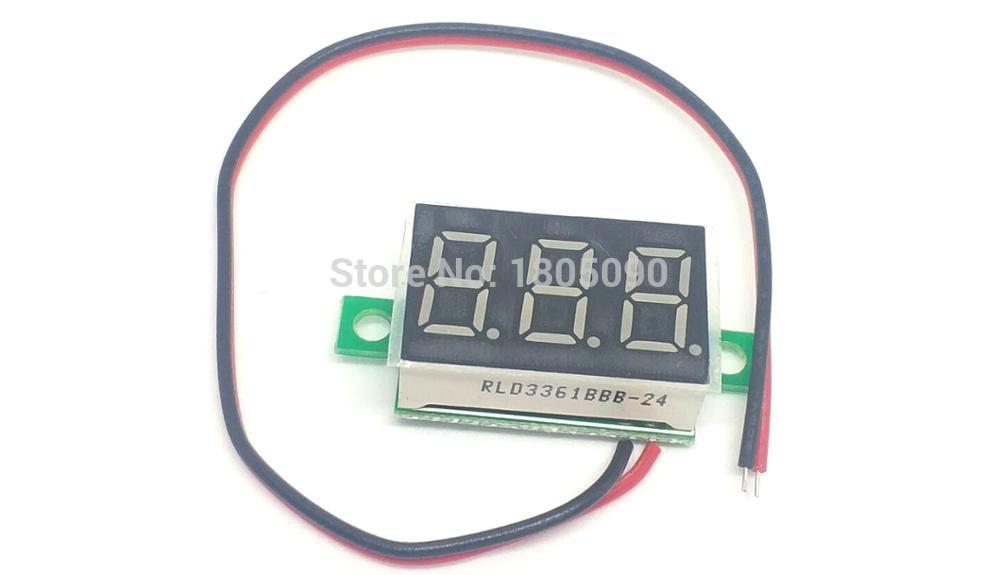 Voltmètre à 2 lignes DC0-100V pouces, 1 pièce, Min... – Grandado