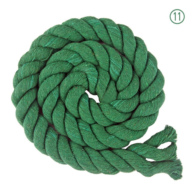 Cordon en coton torsadé de 2 mètres, 20mm, haute ténacité, corde décorative pour sac de maison, accessoires textiles pour la maison, artisanat: color 11