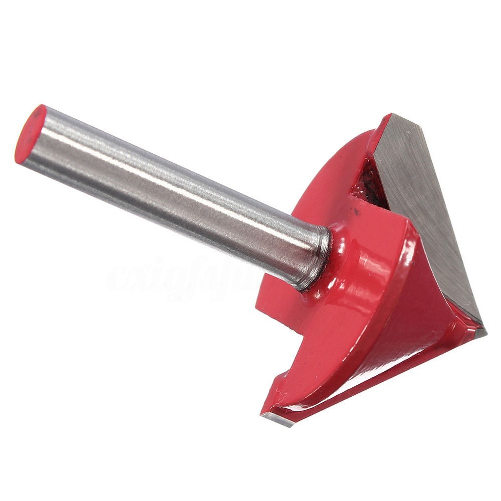 HLZS-CNC Engraving V Groove Bit 3D Bits Router Carving Cutter Tool 90 Degree 6mmx22mm