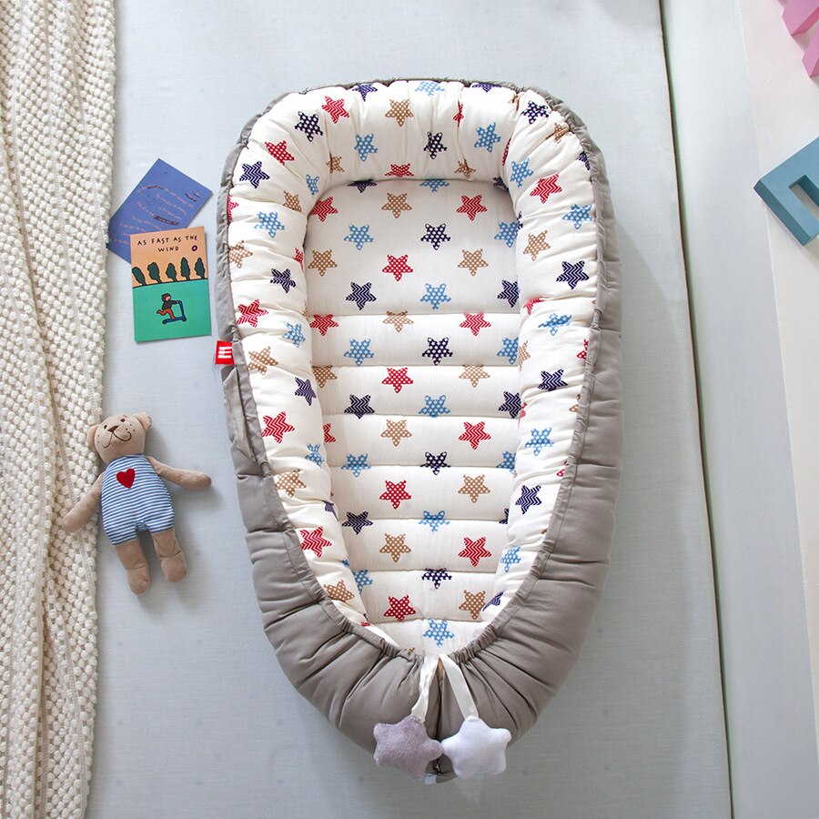 Pasgeboren Baby Bed 50X85Cm Pop Bed Draagbare Baby Katoenen Nest Bed Reizen Babybedje Jongen Meisje Wieg peuter Wieg Bed Baby Wieg: 3
