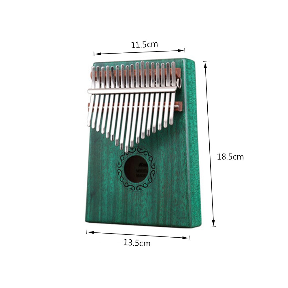 Piano de madera con 17 teclas Kalimba caoba Calimba Mbira Kalimba con libro de aprendizaje y martillo cuerpo instrumentos musicales