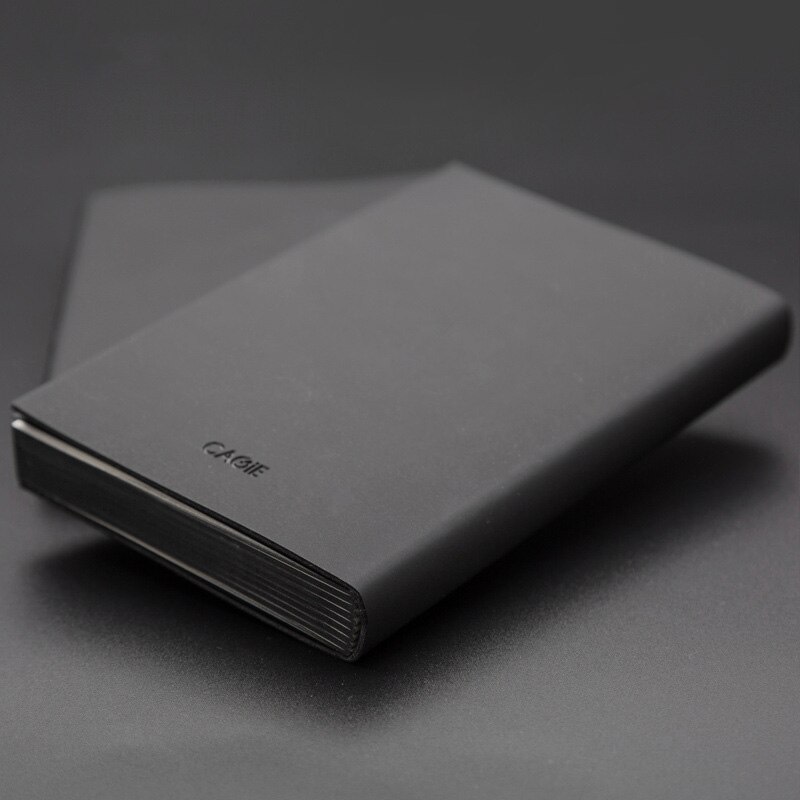 A5 A7 Black Notebook and Journal Blank Line Diary Planner Organizer DIY Agenda Note Book Back to School Business Travel Handbook