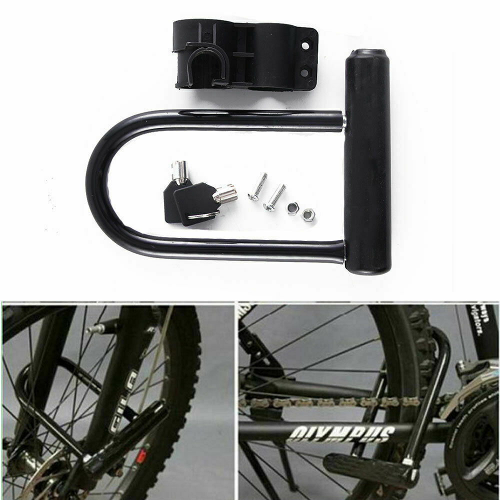 Bicycle U Lock Strong Security Anti-theft Locks for MTB Road Mountain Bike Motorbike Motorcycle Cycle Scooter Bicycle Accessory