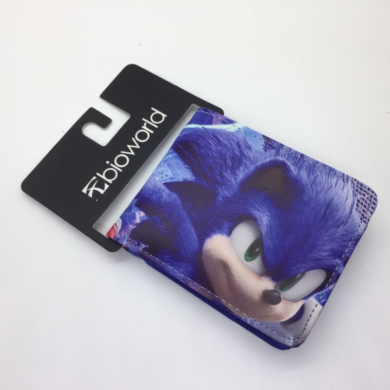 Sonic The Hedgehog bi-fold billetera tarjeta de crédito estuche protector monedero: 09