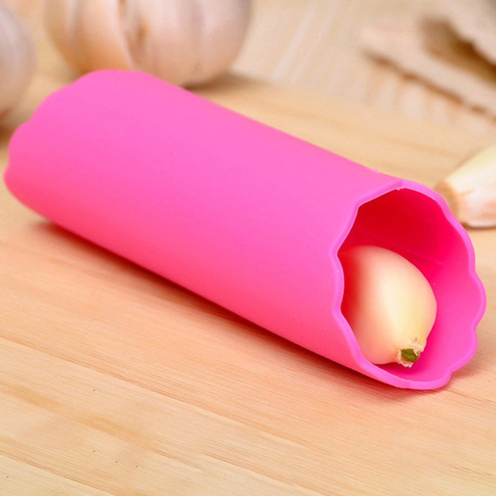 Éplucheur d'ail Silicone facile rouleau Tube utile ail cuisine outil facile à utiliser pratique sûr Non toxique