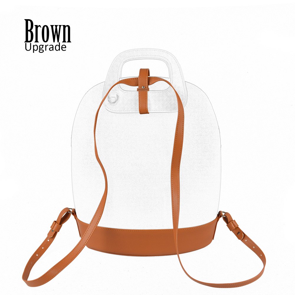 Slim Soft PU Leather Buckle Strap Bottom Backpack belt for Obag 50 O Bag 50: brown