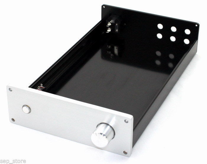 DIY Aluminum amplifier chassis amp Enclosure preamp Box 190*65*315mm