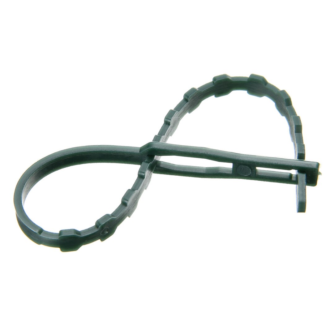50pcs Adjustable Reusable Plastic Garden Plant Cable Ties Tree Climbing Support Garden Supplies
