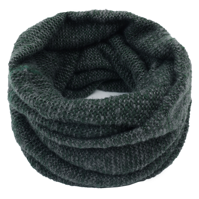 Women Men Knitted Snood Scarf Infinity Scarves Autumn Winter Warm Comfortable 2 Circle Ring Scarf Luxury Brand Neck Scarves