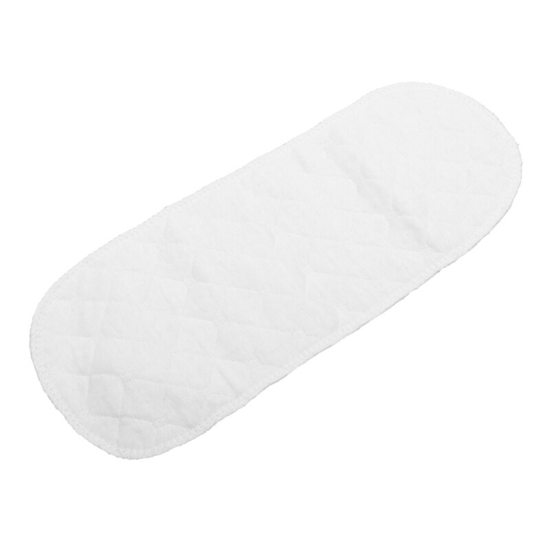 Reusable Soft Baby Diapers Cloth Diaper Inserts 3 Layers 100% Cotton Washable White