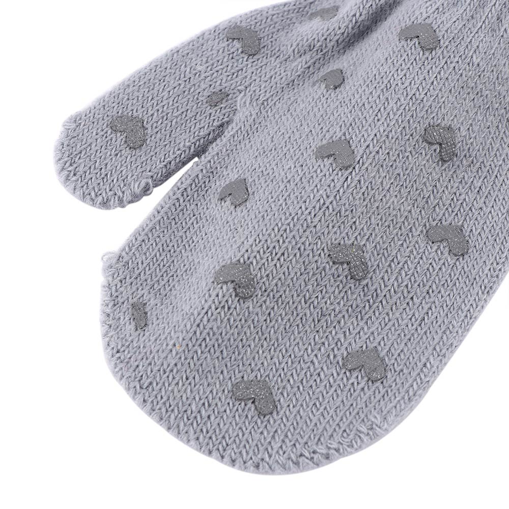 1 Pair Kids Mitten Cute Children Winter Knitted Gloves For Boys Girl Dot Star Heart Pattern Fingerling Soft Warm Mittens
