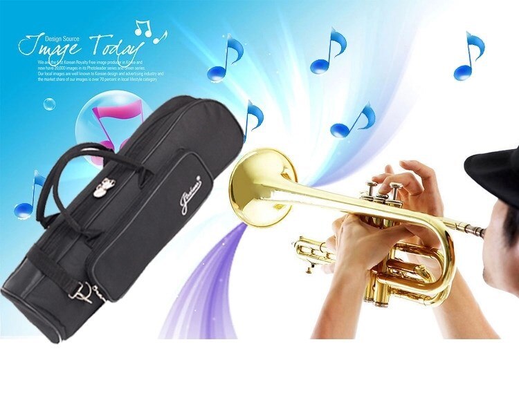 Professionele instrument case draagbare trompet gig bag rugzak waterdicht met Verstelbare Schouderband
