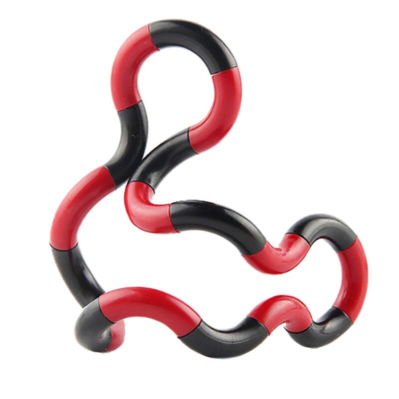 Stress Relief Roller Twist Finger Decompression Toy Torsion Ring Vent Toys for Children Kids Young Adults