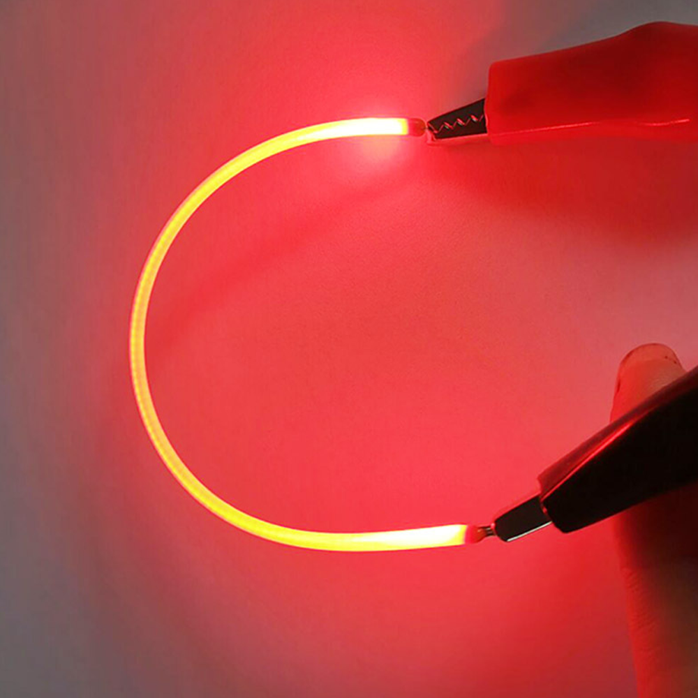 Filament LED Flexible DC3V 38mm 60mm 80mm 95mm 125mm 130mm 145mm 185mm 300mm, pièces de lampe à ampoule Edison, Diode LED COB, décor DIY: Gris foncé / 40W