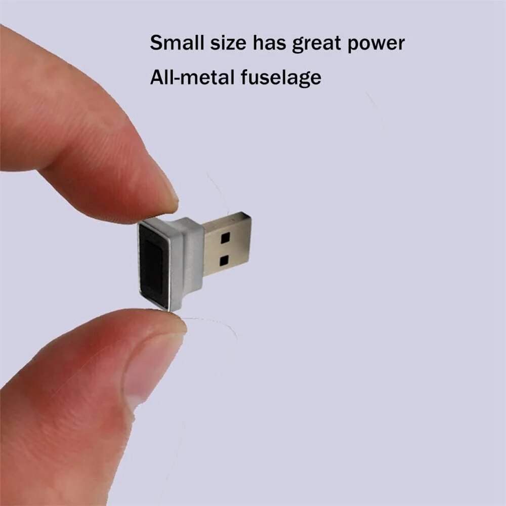 USB Fingerprint Key Reader Module For Windows 10 Hello Biometric Scanner Padlock Fingerprint Unlock Module Laptop Accessories