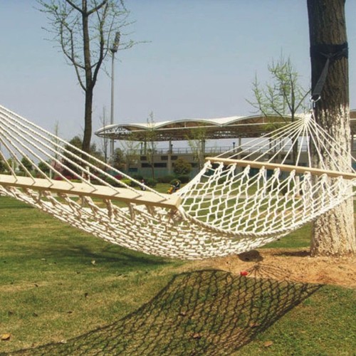 Rope Cotton Hammock Fast Large Hammock Outdoor Camping Furniture Beach Home Garden