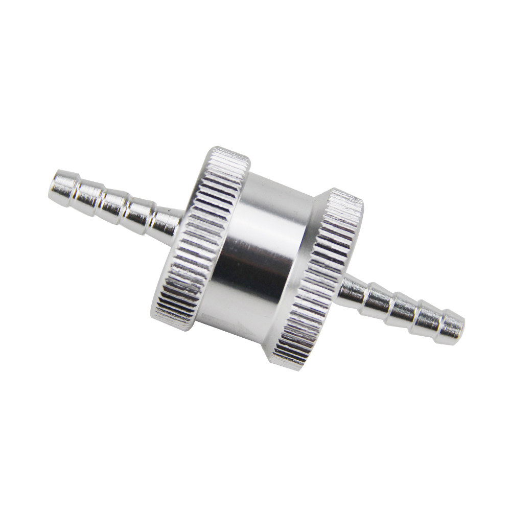 Vr - aluminiumlegering 1/8 " 4mm back returvägs bränsle backventil bensin diesel vr-fcv 04: Silver-