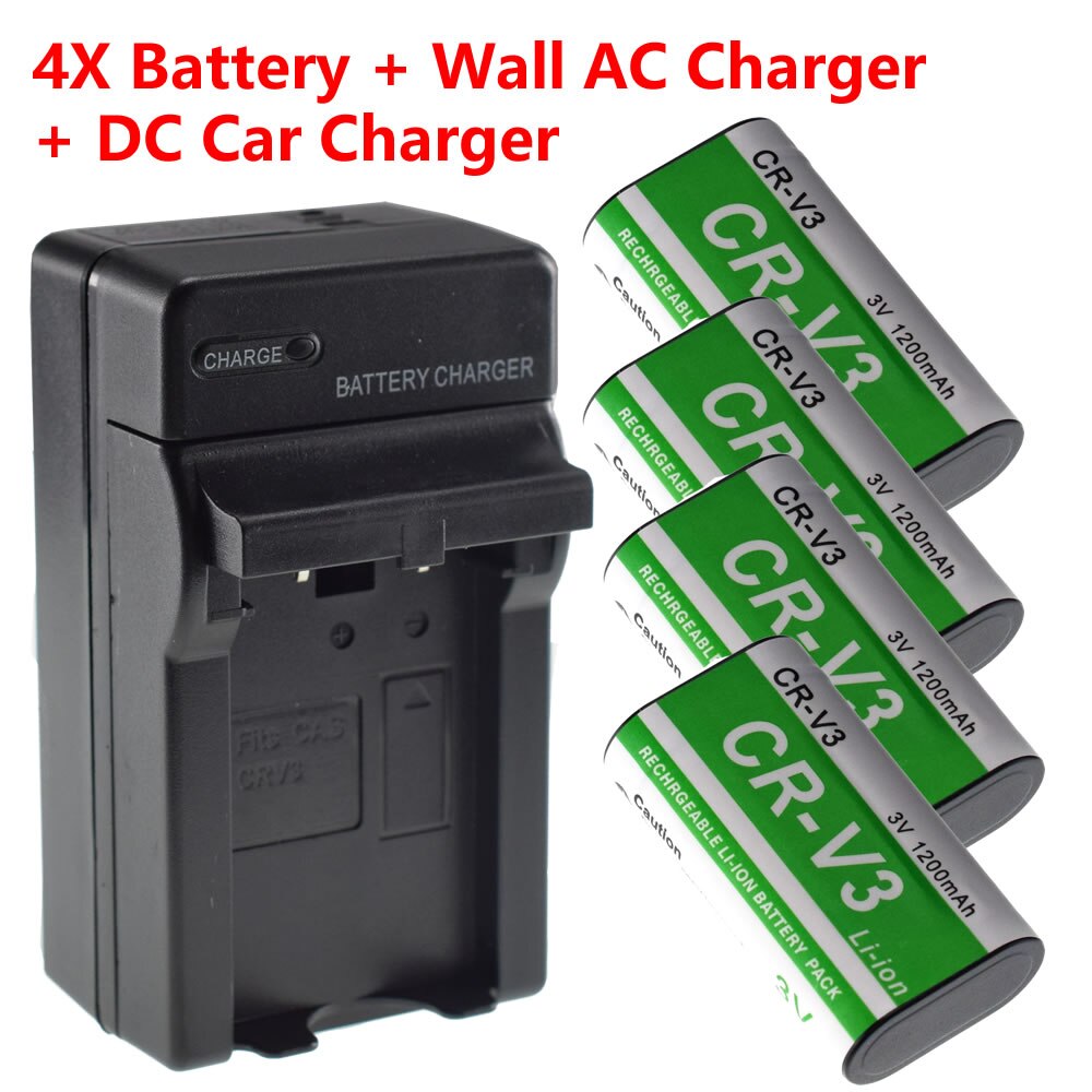 Yidabusiness Akku für Kodak CRV3 CR-V3 LB-01 DX4900 DX6340 c530 C703 CX6230: 4 Batterie einstellen