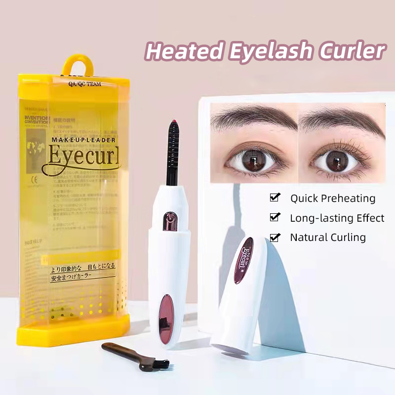 Eyecurl Electric Eyelash Curler Black White Eyelash Curler Electric Heated USB Rechargeable Eyelash