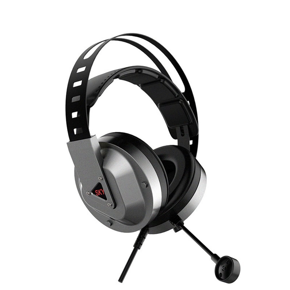 Wired Headsets 7.1 Channels With Mic 3D Stereo Music Over-Ear Headphones Game Headset For Laptop Comfort-fit Headset