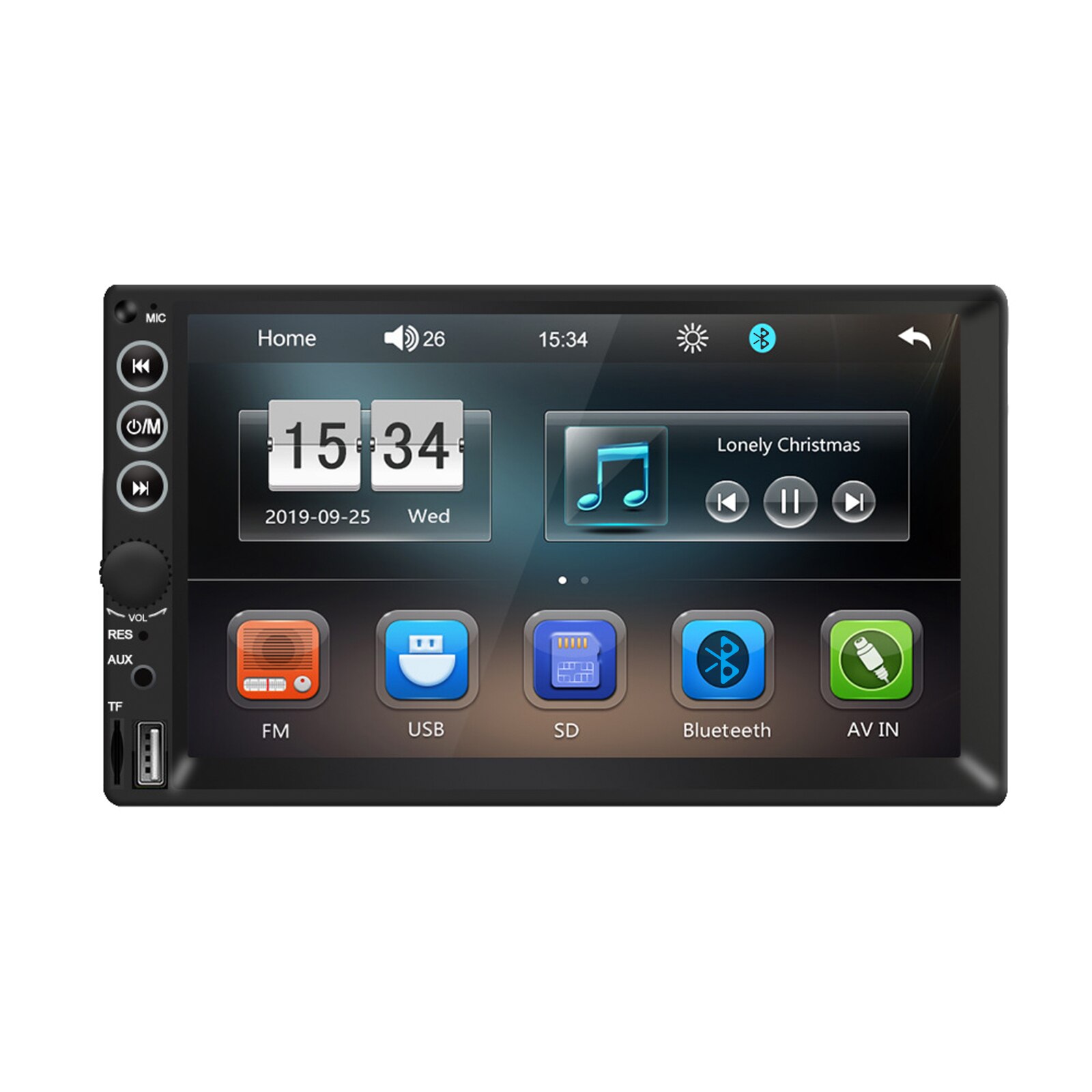 2 din rádio do carro duplo ruído estéreo do carro autoradio 7 "hd multimídia player tela de toque de áudio do carro auto estéreo bluetooth fm android