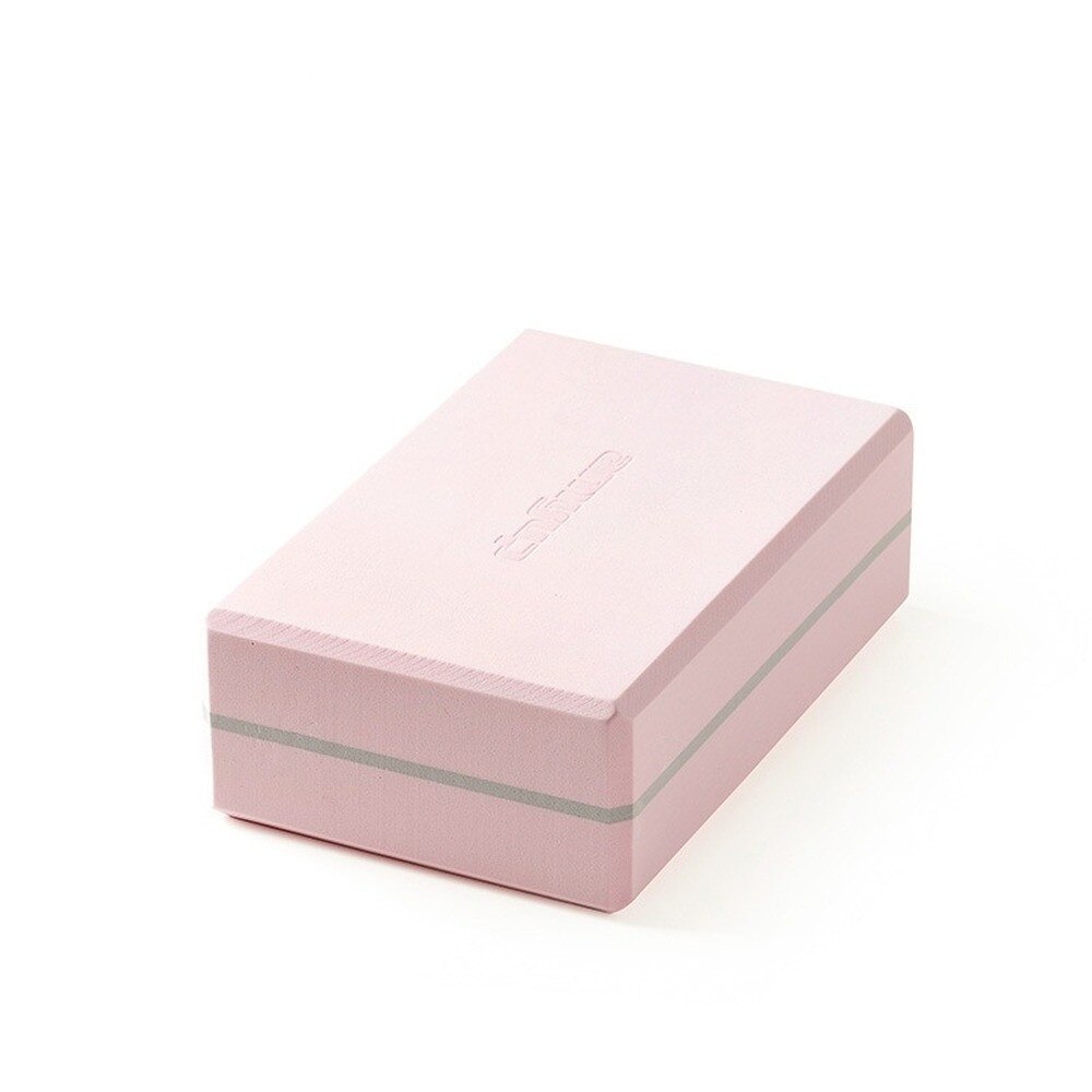Gym Yoga Brick fitness foam block cork Sport exercise brick block pillow Workout bloster stretching aid aid Training equipment: Pink