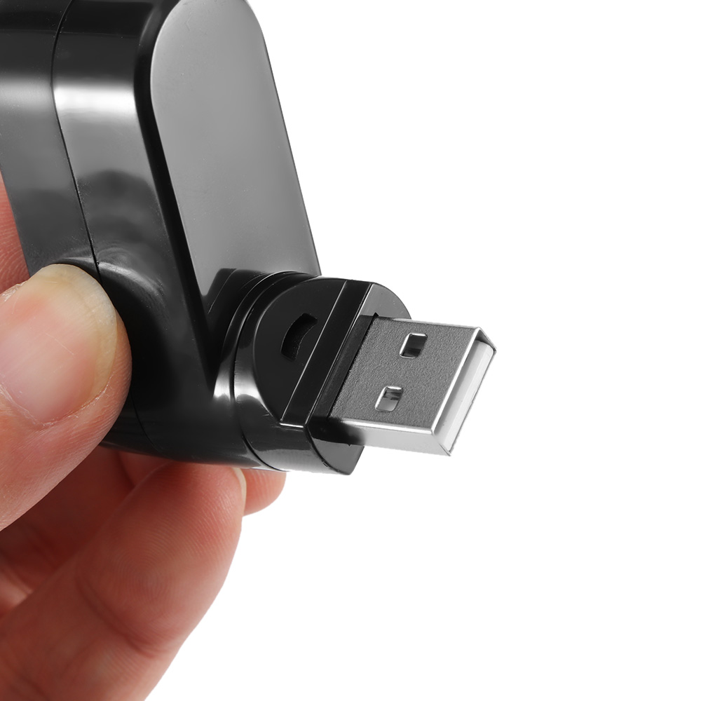 Cheapest 3 Ports Mini Usb Hub Rotatable High Speed USB HUB 2.0 USB Splitter Adapter For Notebook/Tablet Computer PC Peripherals