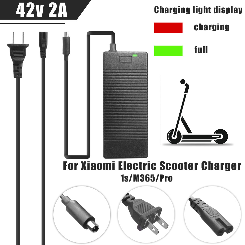 Universal Scooter Ladegerät 42V 2A für Xiaomi M365 1S Pro Pro 2 Elektrische Roller Netzteil Adapter Verwenden ladegerät