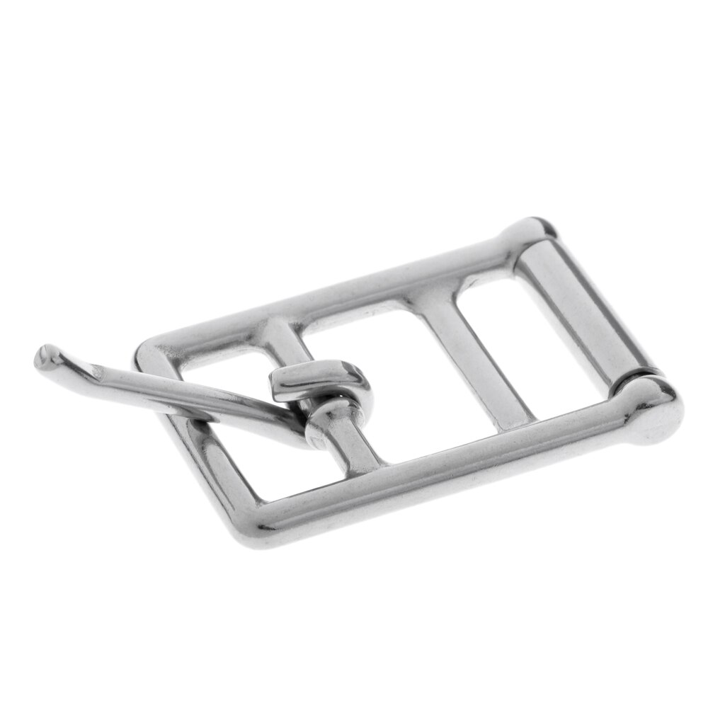 Silver Horse Riding Bridle Saddle Buckle Clip Accessories with Double Bar Outdoors