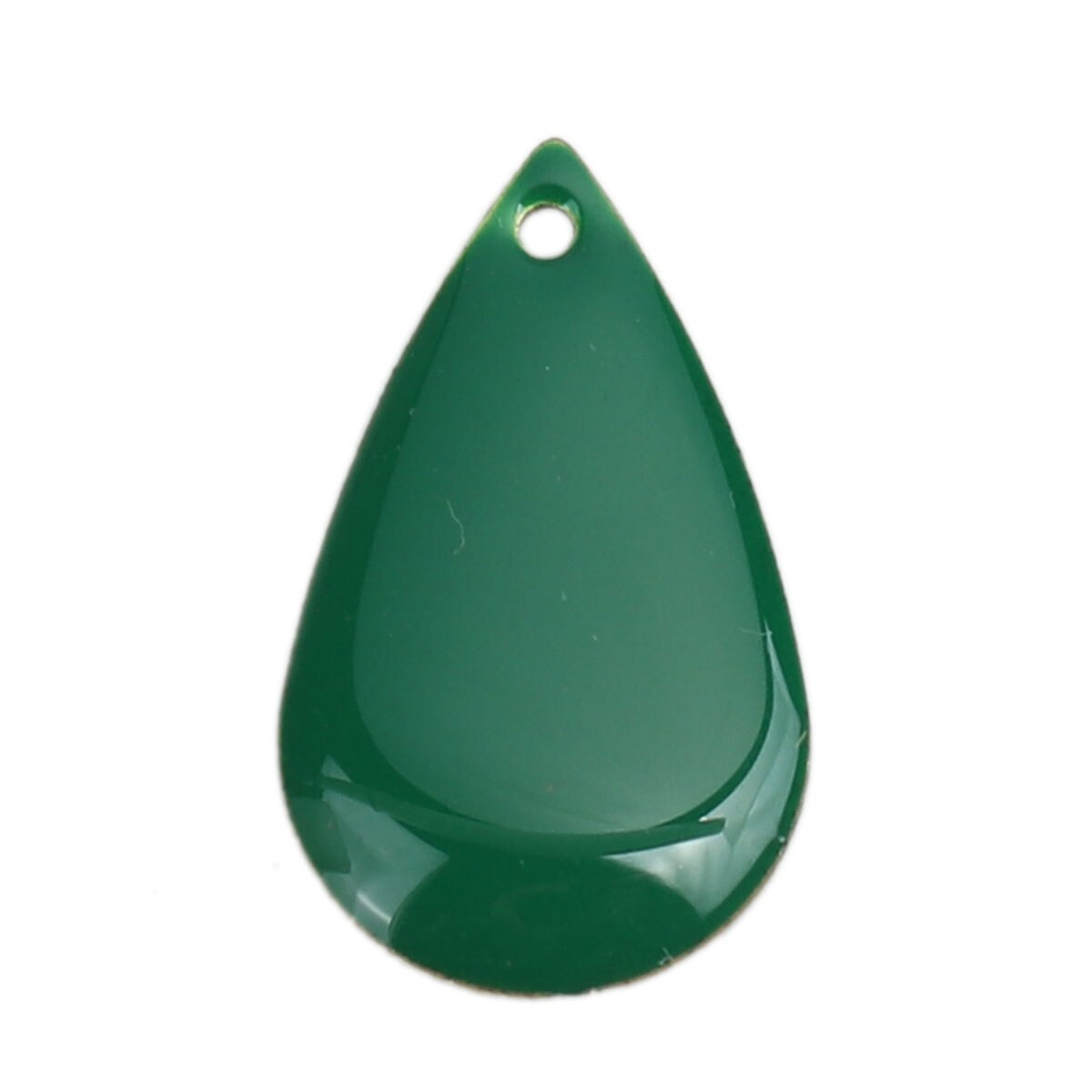 Wasser Tropfen Emaille Anhänger Kupfer Emailliert Doppelseitige Pailletten Reize Unbeschichtet 21*13mm( 4/8 &quot;) für DIY Ohrring Zeug, 10 Stck: 11