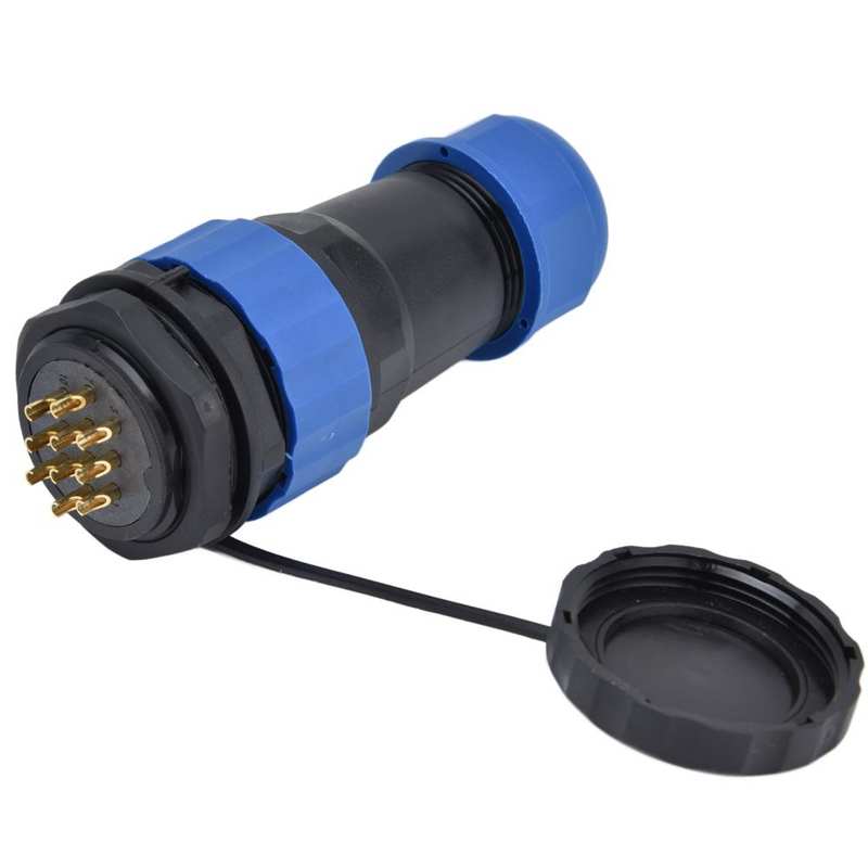 Industrial Socket 2000MΩ Insulation Resistance Waterproof Connector for Instrument: 10-core