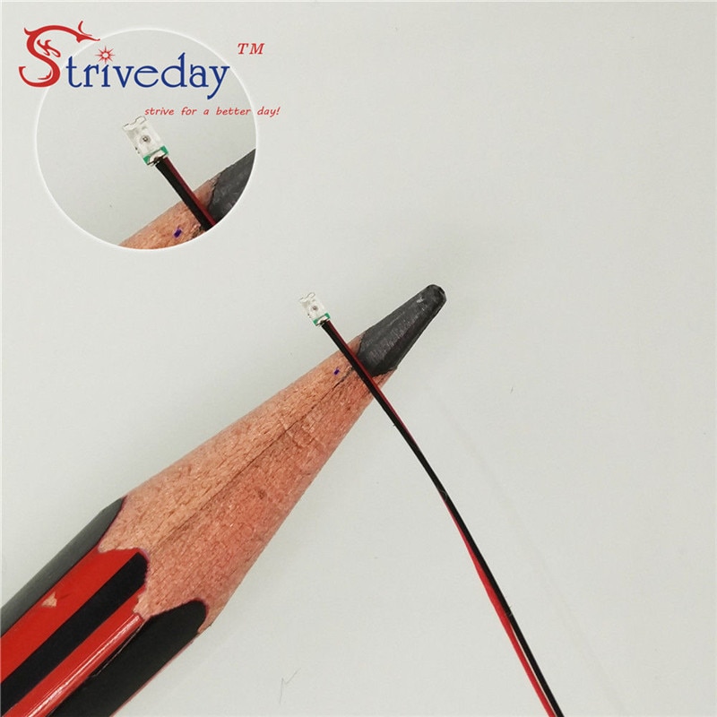 10 stks/partij 0805 SMD Pre-gesoldeerd micro litz wired LED leads weerstand 8-12 v 20 cm DIY 9 kleuren kan kiezen DIY