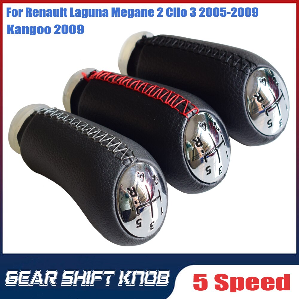 Manual Pookknop Headball Voor Renault Megane 2 MK2 Ii Grandtour Ii 2002 Gaiter Boot Cover lever Stick Case Kraag