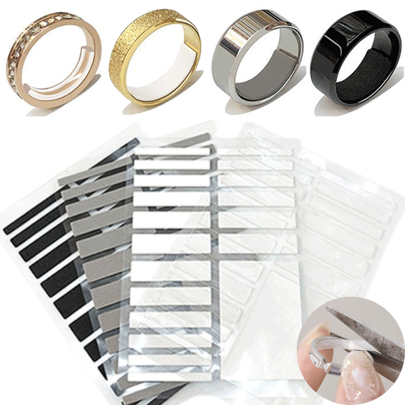 Anillo transparente Invisible, ajustador interior, protector de inserción, reductor de tensor, herramientas de joyería para cualquier anillo, 18 Uds.