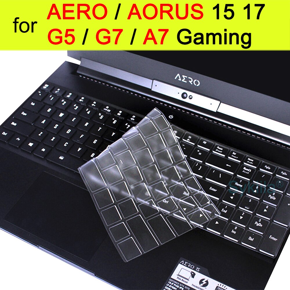 Housse de clavier pour Gigabyte Aero 15 17 HDR 15W 15X Aorus 5 7 15G 15P 17G 17X G5 G7 KC A7 étui de protection pour ordinateur portable