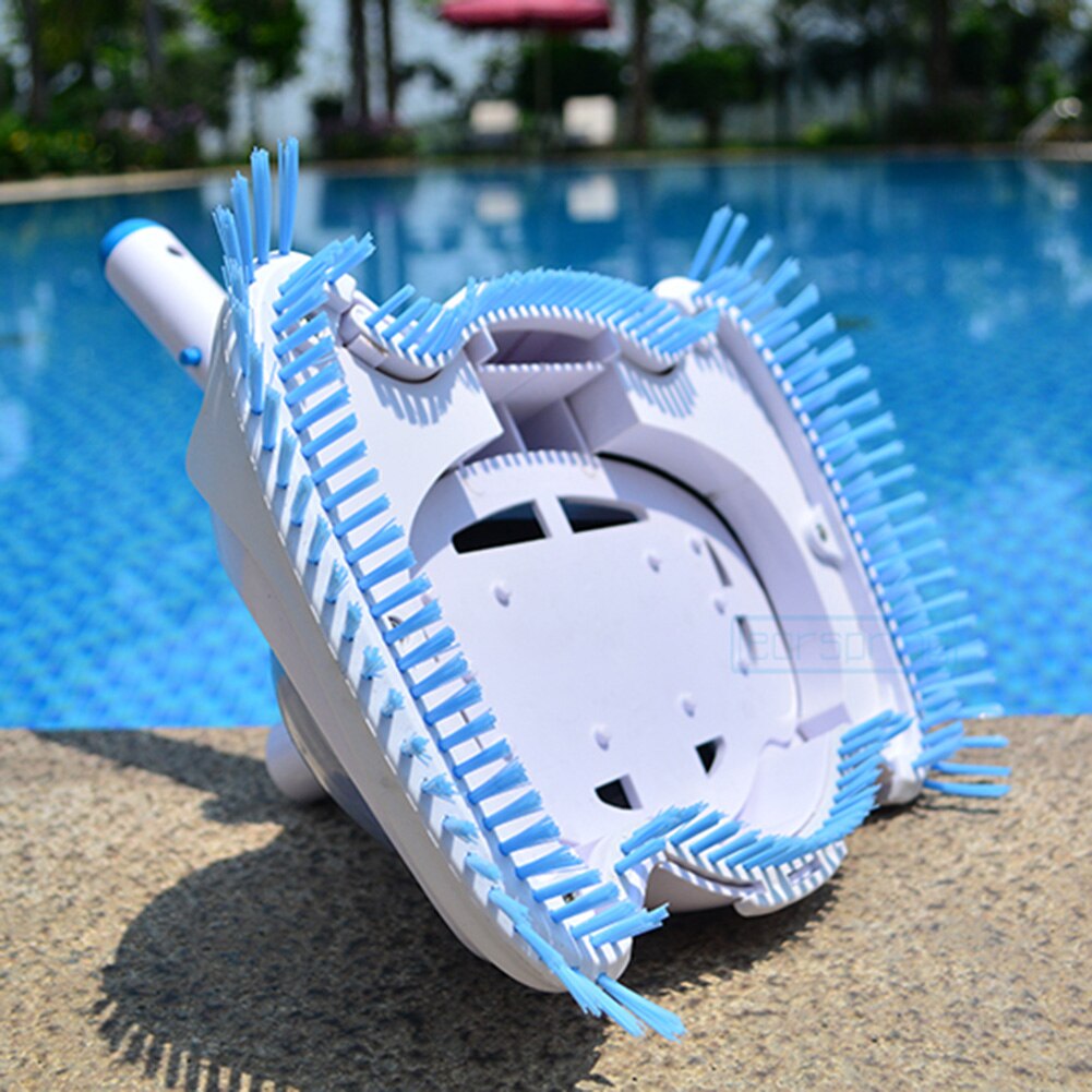 Swimming Pool Vacuum Head Brush Cleaner Outdoor Pool Transparent Manual Floating Objects Suction Machine Pond Cleaning Tools