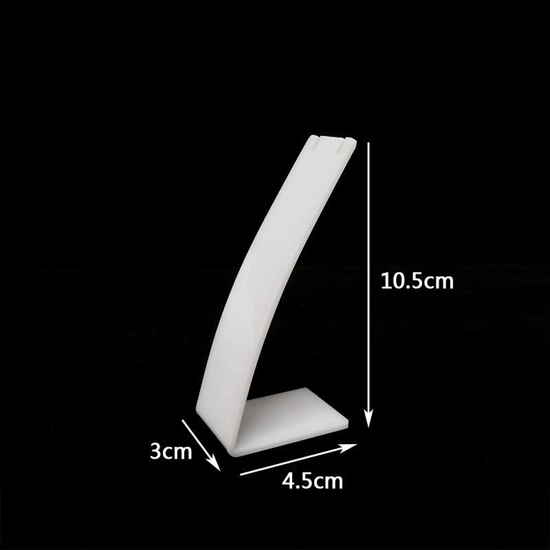 Acryl kettinghouder, sieraden displaystandaard, hanger, sieraden displaystandaard, sieraden fotografie rekwisieten: Witte d