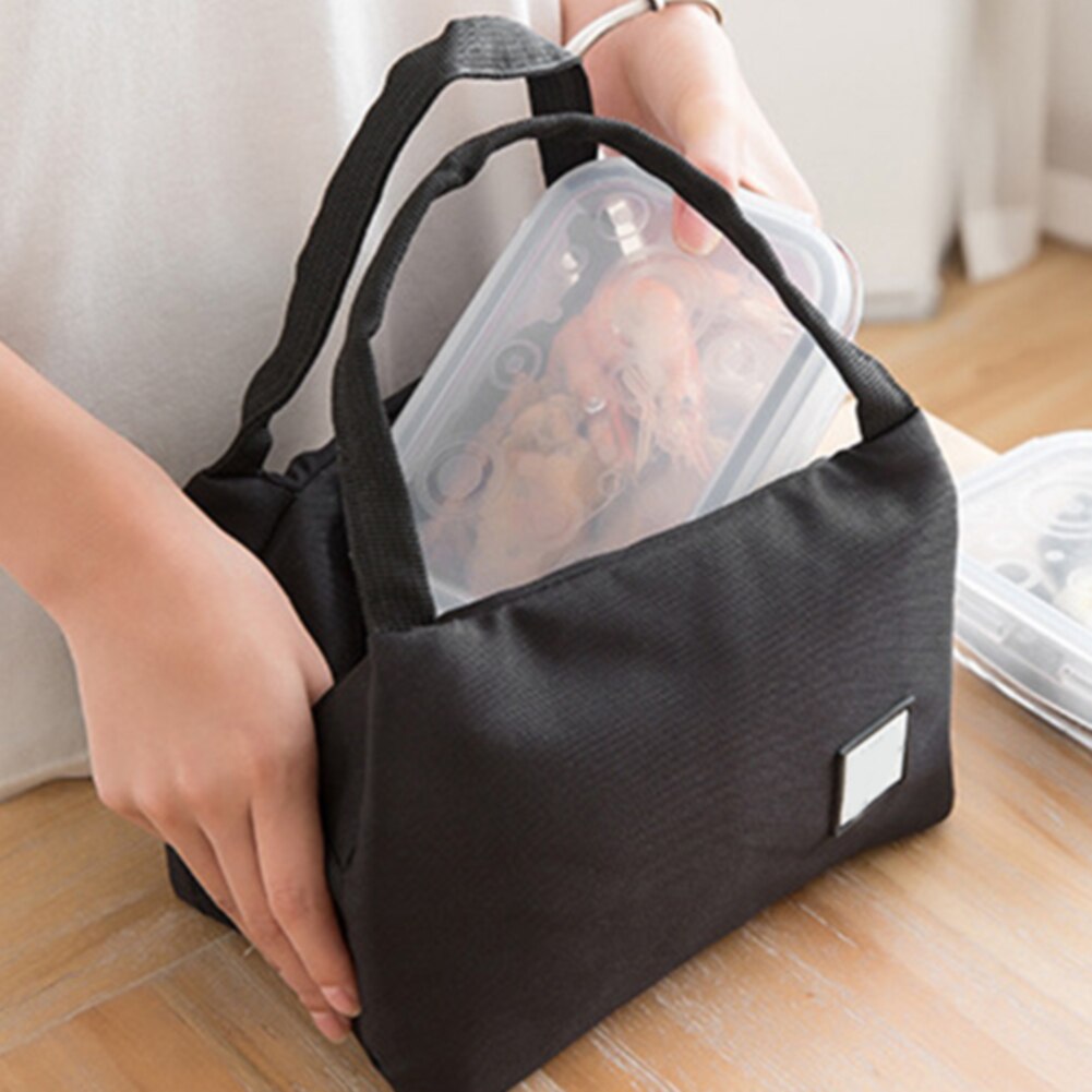 Thermal Insulated Carry Office Lunch Bag Storage Outdoor Picnic Camping Cooler Tote School Bento Container Food Portable