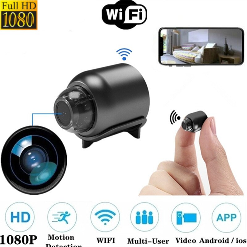 Mini Camera Draadloze Wifi 1080P Surveillance Security Nachtzicht Motion Detection Camera Babyfoon Ip Camera
