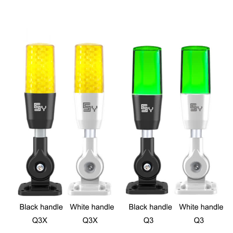 Multi-function LED Warning light 1 layer Tricolor folding LED warning lamp Flashing SOS Lamp Safety Indicator Light