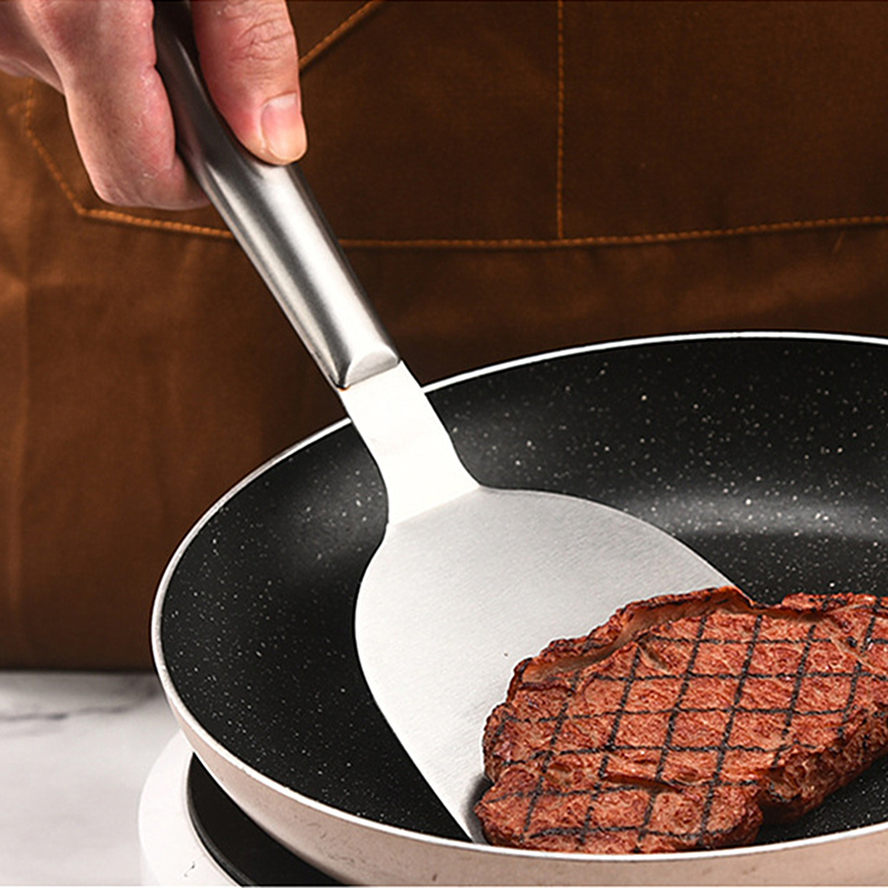 Pelle à Steak frit en acier inoxydable, cuisine multifonctionnelle, Pizza, crêpes, spatule, pâtisserie, outils de barbecue, accessoires de cuisine