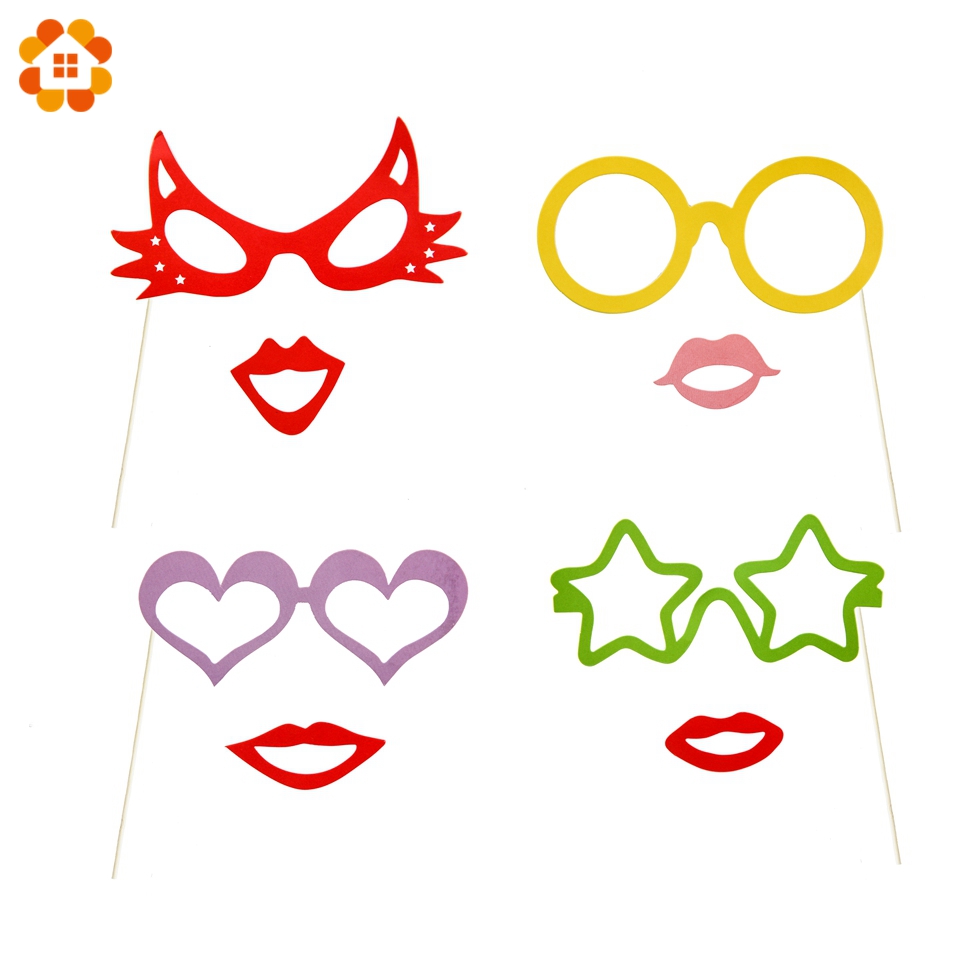 31 sztuk/zestaw śmieszne wąsy czerwone usta foto budka rekwizyty wesele dekoracje Photobooth ślub wieczór panieńnarty materiały na imprezy okolicznościowe
