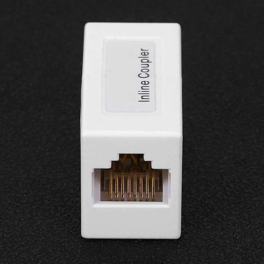 2Pcs Network Cable Information Module RJ45 Straight-Through Single-Port Network Module CAT5E Wiring Accessories