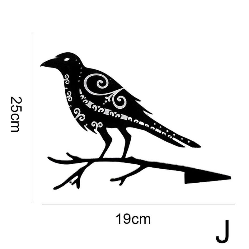 Takorautatonttu metalli lintu kolibri aita koriste varpunen robin puutarha asetettu metalli lintu kyltti kotiin vartteet: J