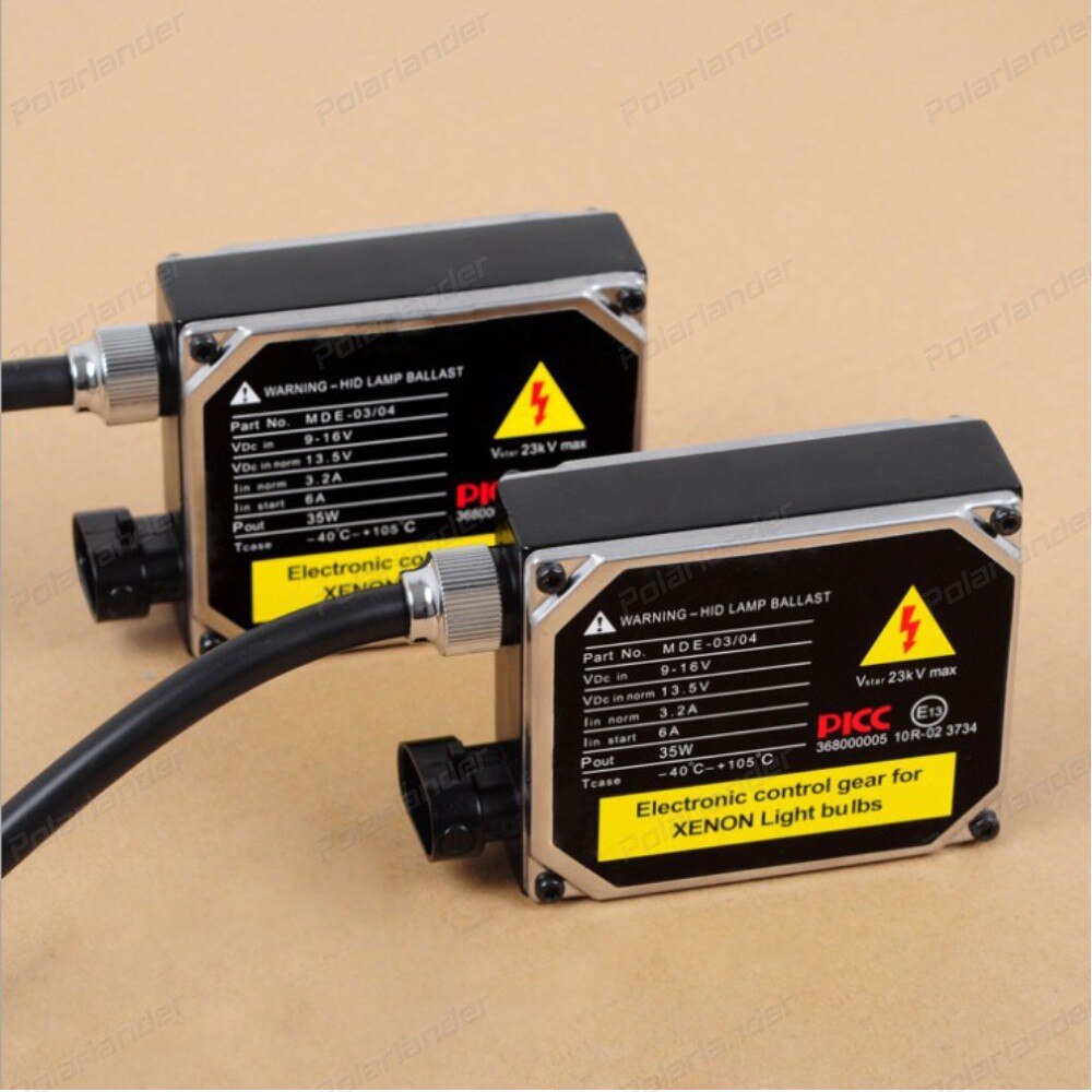 Xenon hid konvertering kit 35w h1 h3 h4-1 h7 h11 h13 lampe med slank hid ballast for billys